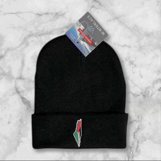 Palestine Embroidered Beanies