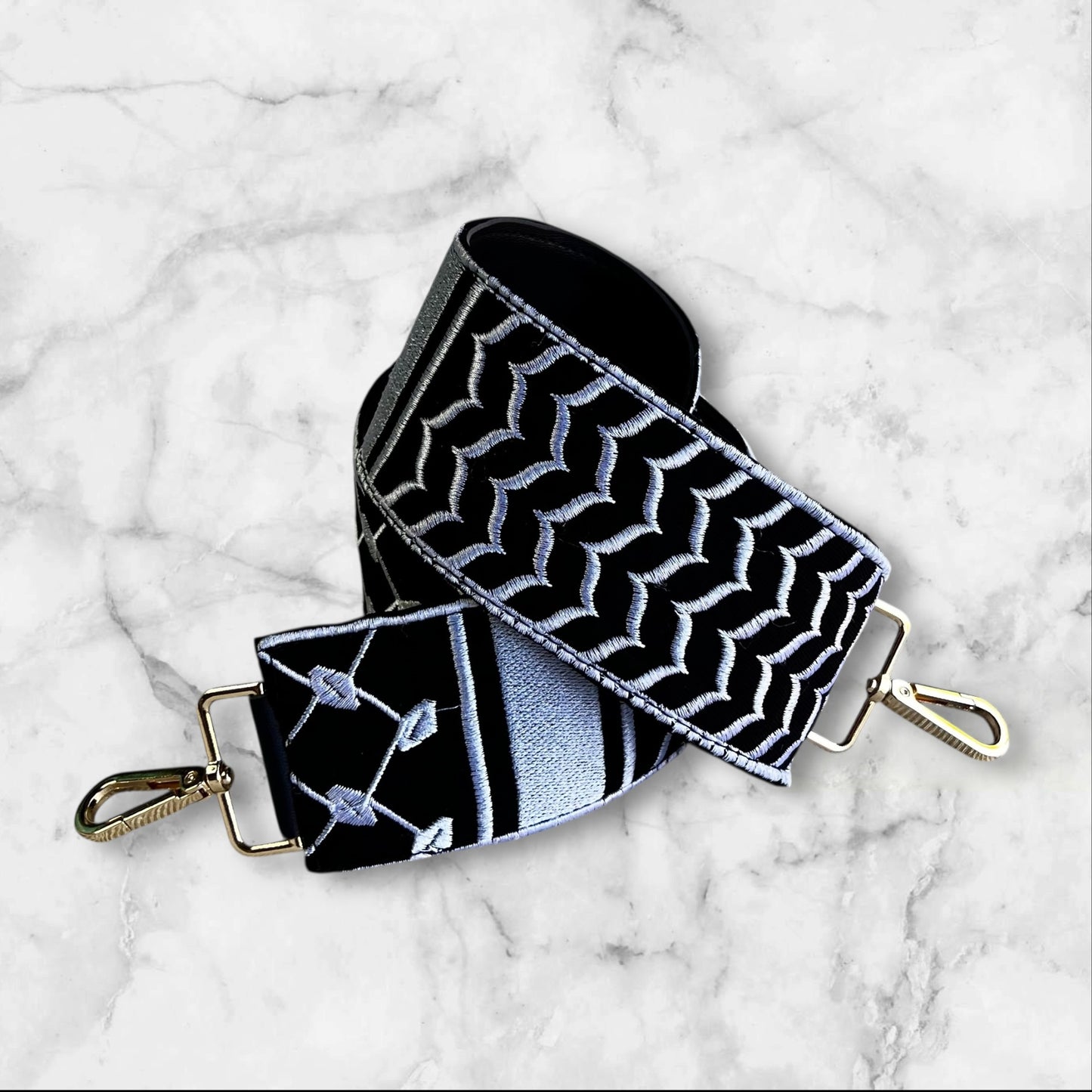 Palestinian Embroidered (Tatreez) Purse Straps