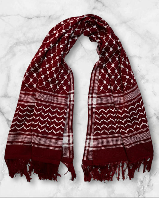 Colorful Wool keffiyehs
