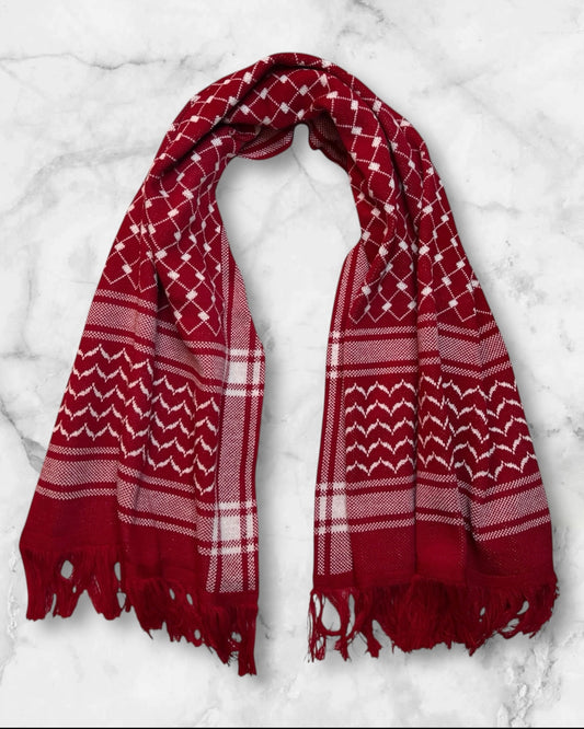 Colorful Wool keffiyehs