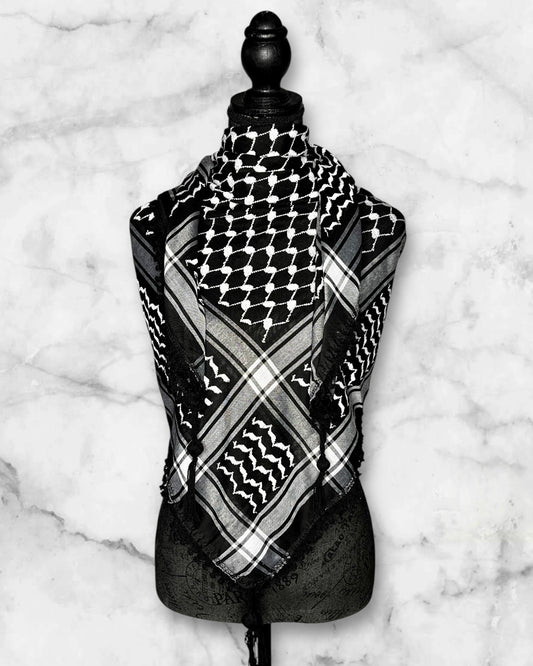 Classic Authentic keffiyehs and unique colored keffiyehs