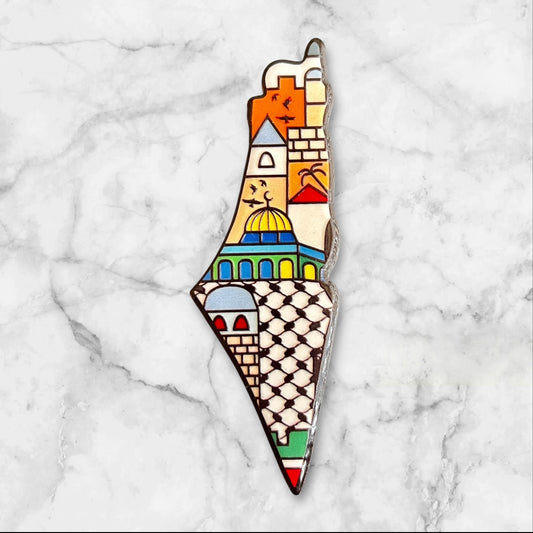 Assorted Palestinian Magnets – Traditional & Cultural Motifs