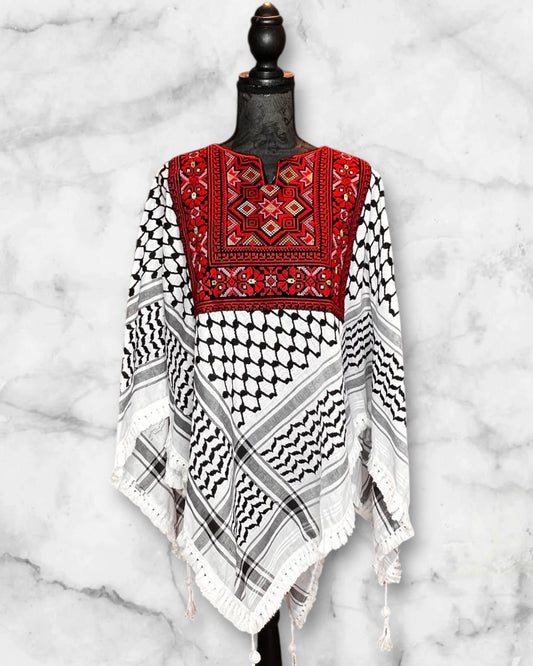 Unique Embroidered (Tatreez) Keffiyehs