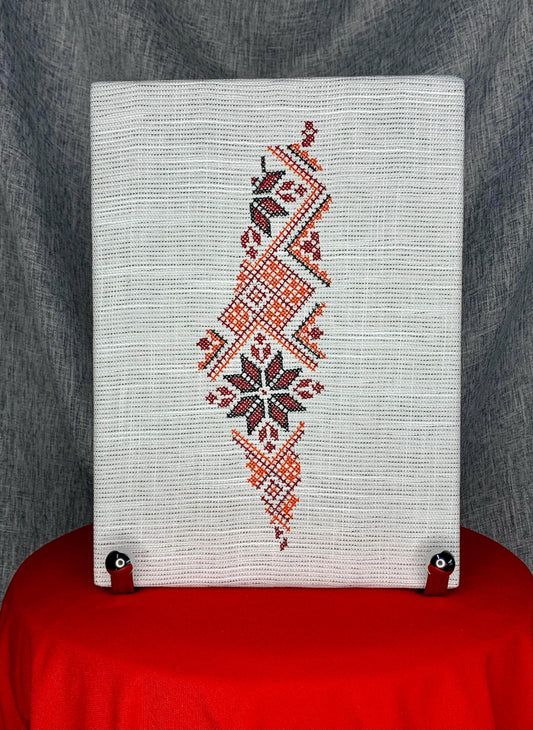 Palestinian Embroidered Fabric Artwork