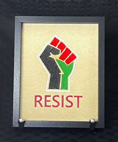 Framed Palestinian Embroidery