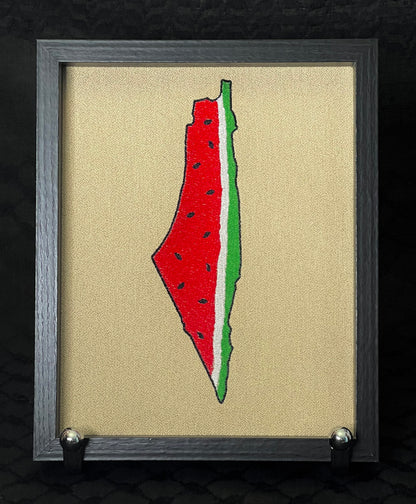 Framed Palestinian Embroidery