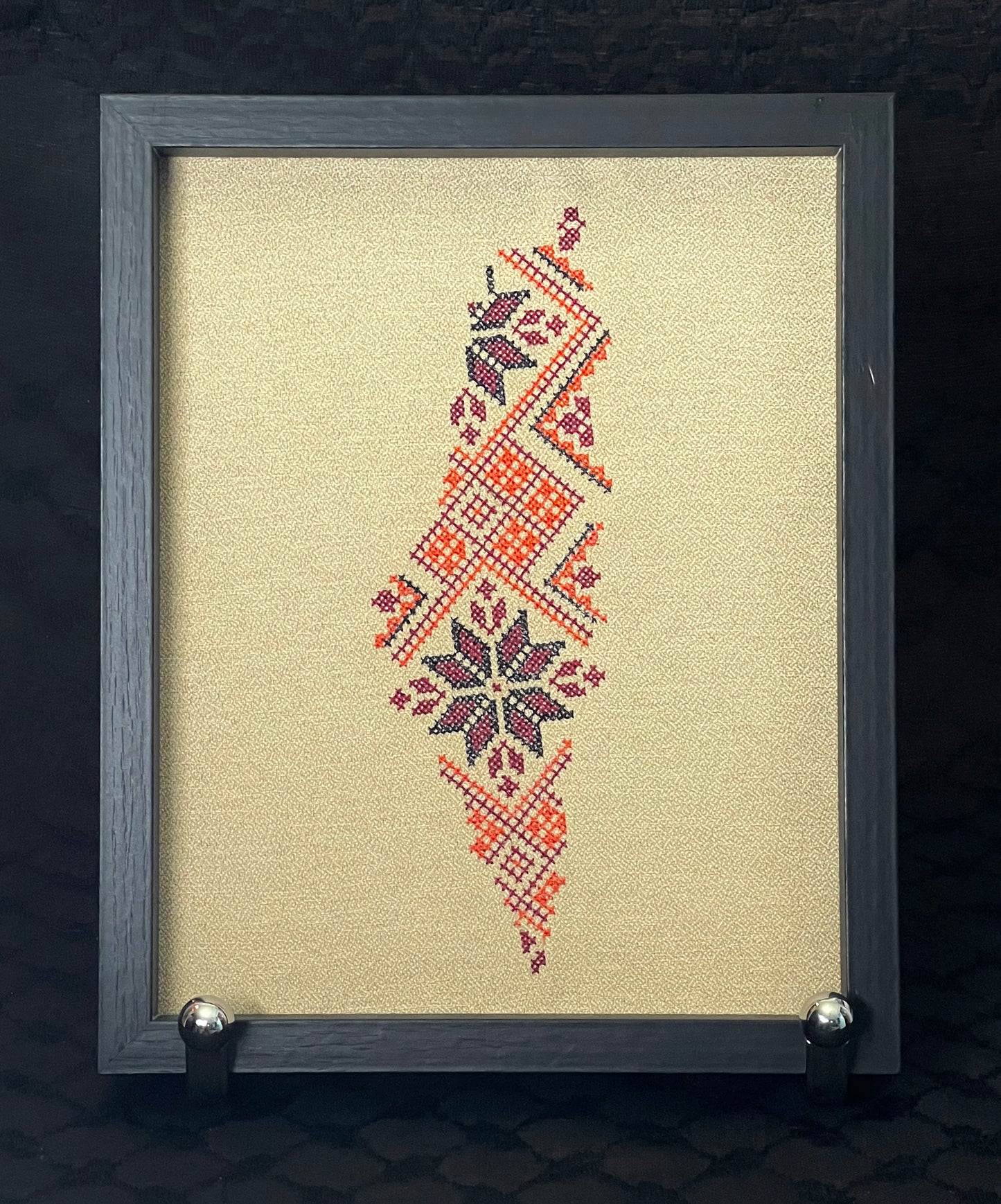 Framed Palestinian Embroidery