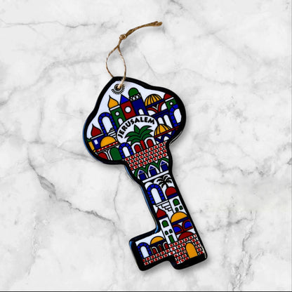 Handmade Palestinian Ceramic Keys of Return
