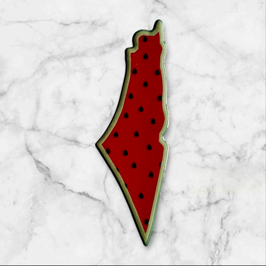 Palestinian Map Magnets - Traditional & Cultural Motifs