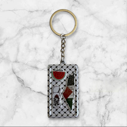 Assorted Palestinian Keychains – Traditional & Cultural Motifs