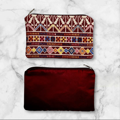 Handmade Palestinian Embroidered (tatreez) Clutch Bags