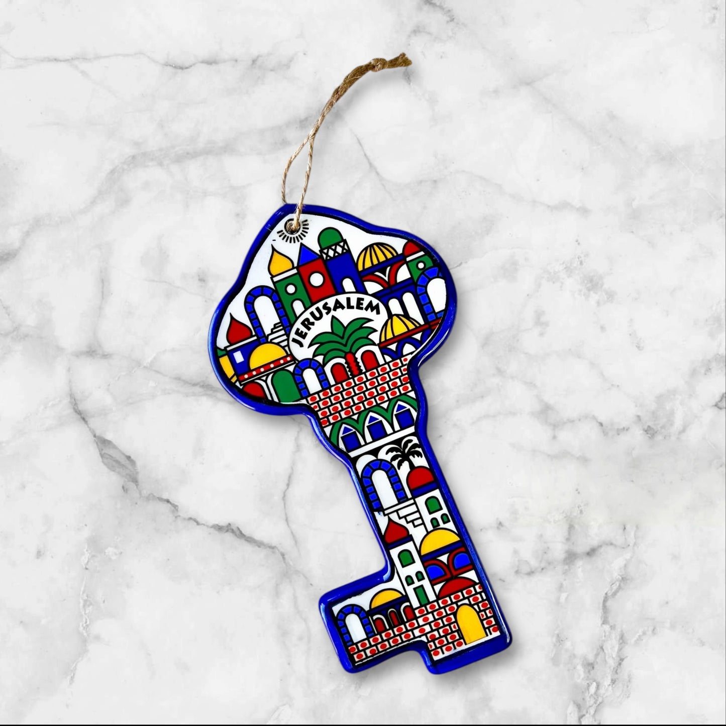 Handmade Palestinian Ceramic Keys of Return