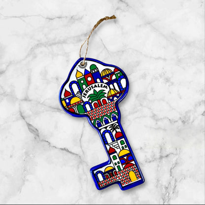 Handmade Palestinian Ceramic Keys of Return
