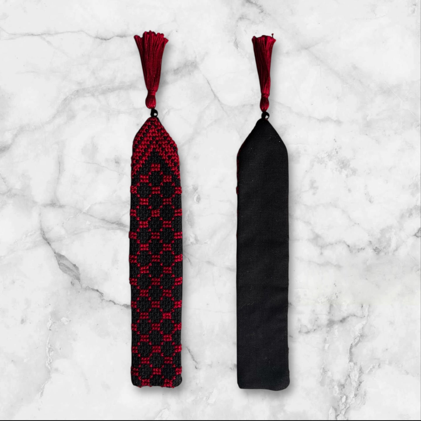 Handmade Embroidered (tatreez) Bookmarks