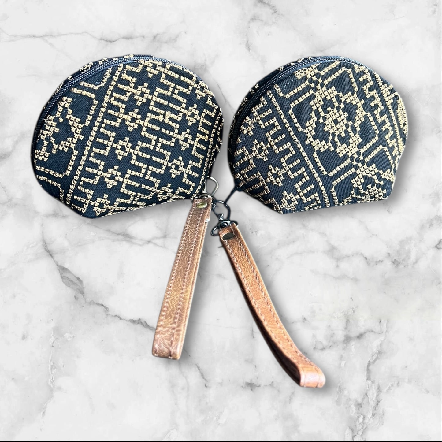 Authentic Palestinian Embroidered (tatreez) Coin Pouches