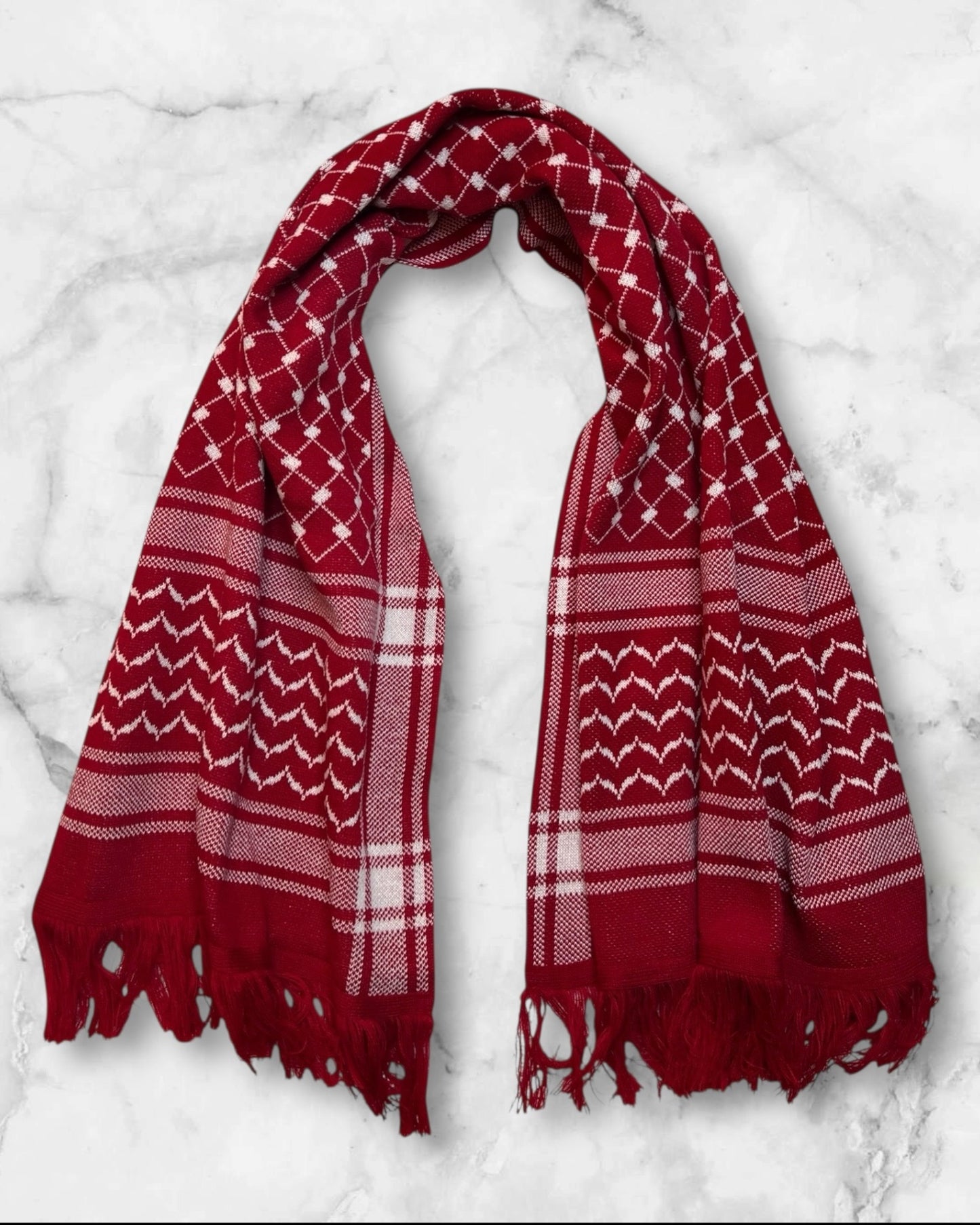 Colorful Wool keffiyehs