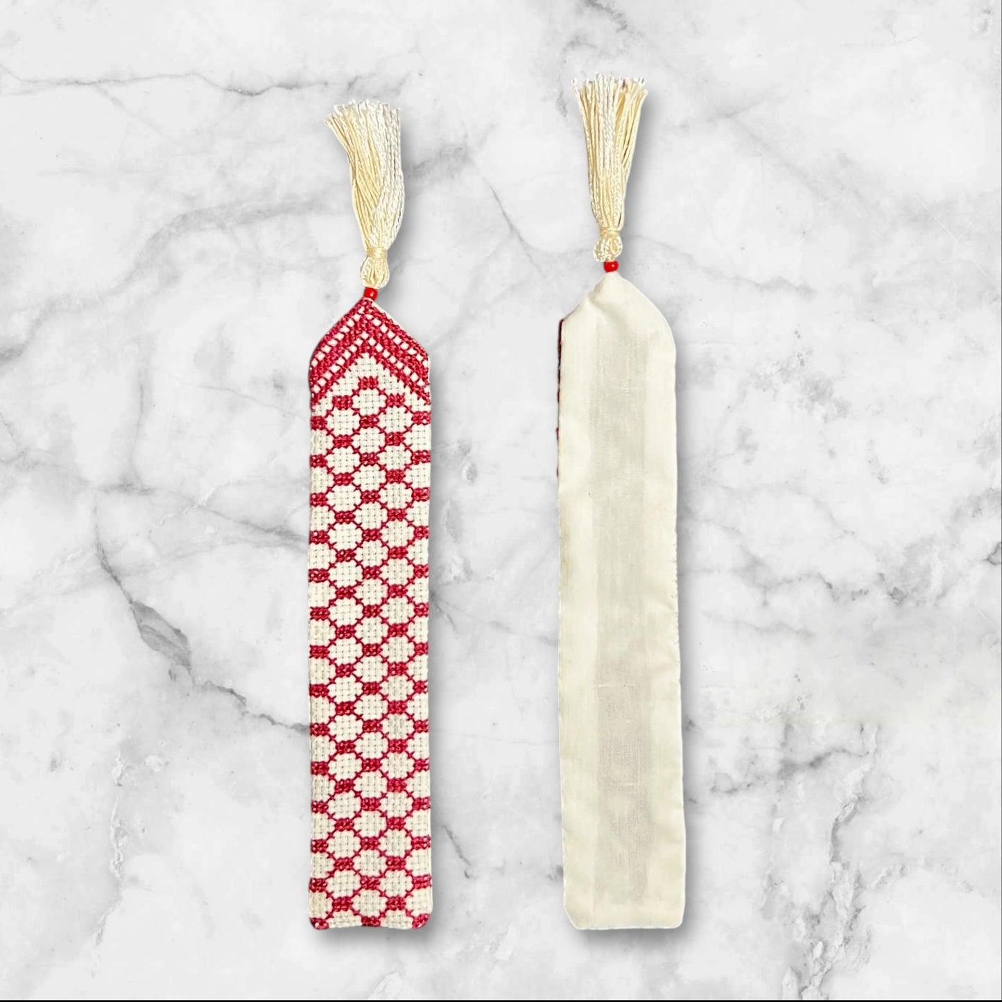 Handmade Embroidered (tatreez) Bookmarks