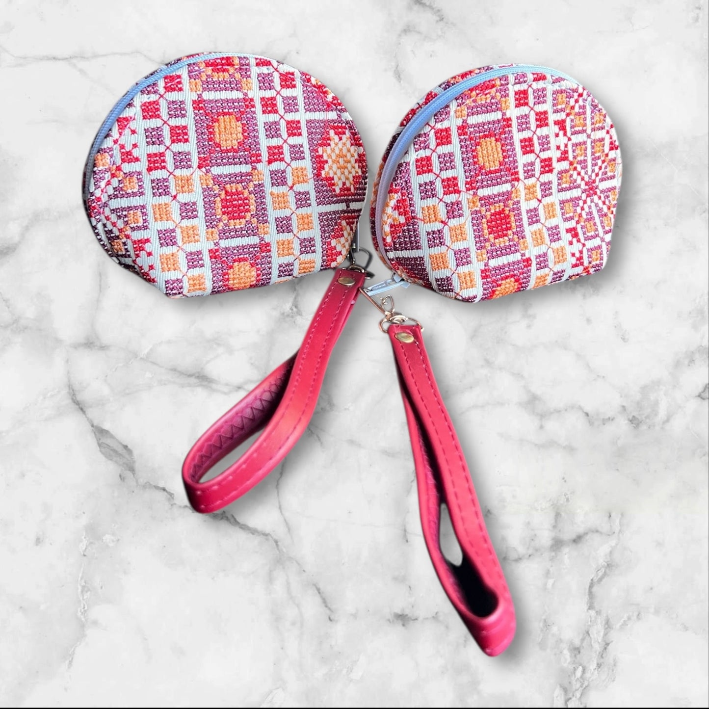 Authentic Palestinian Embroidered (tatreez) Coin Pouches