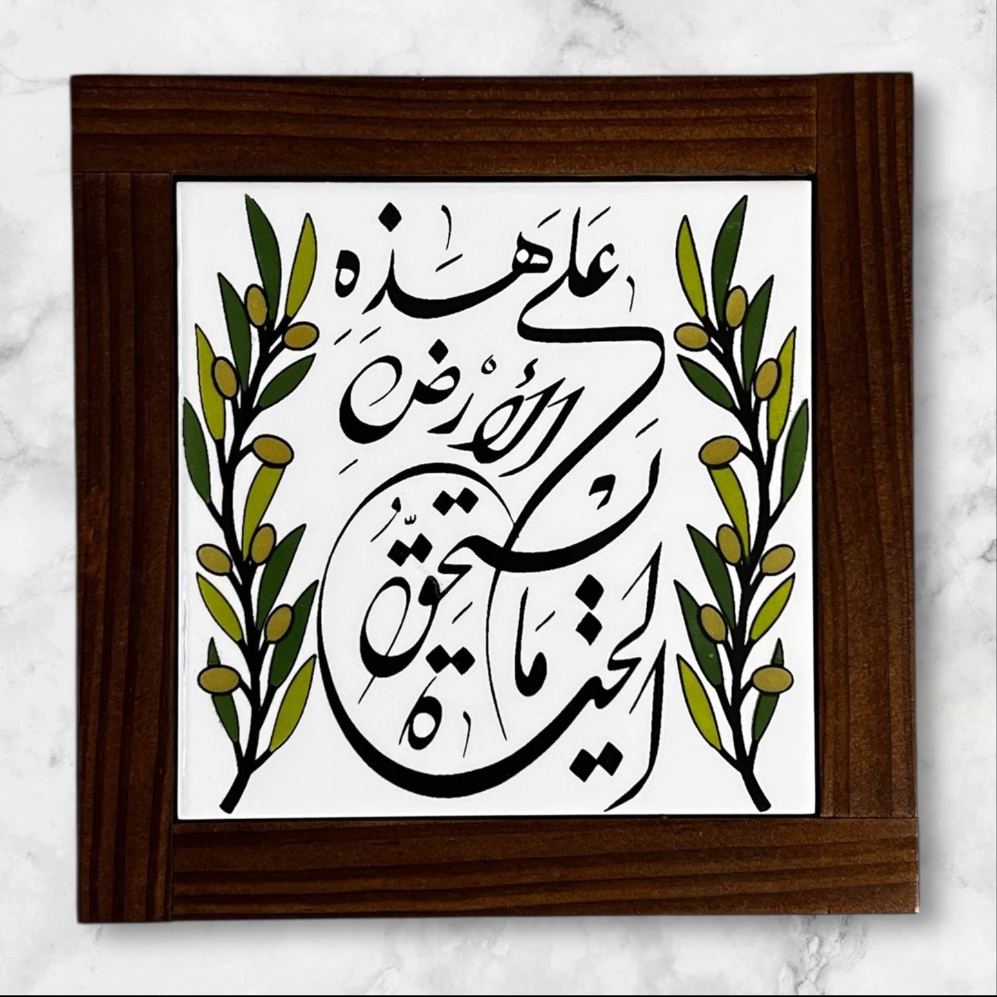 Handmade Palestinian Ceramic Plates & Framed Tiles