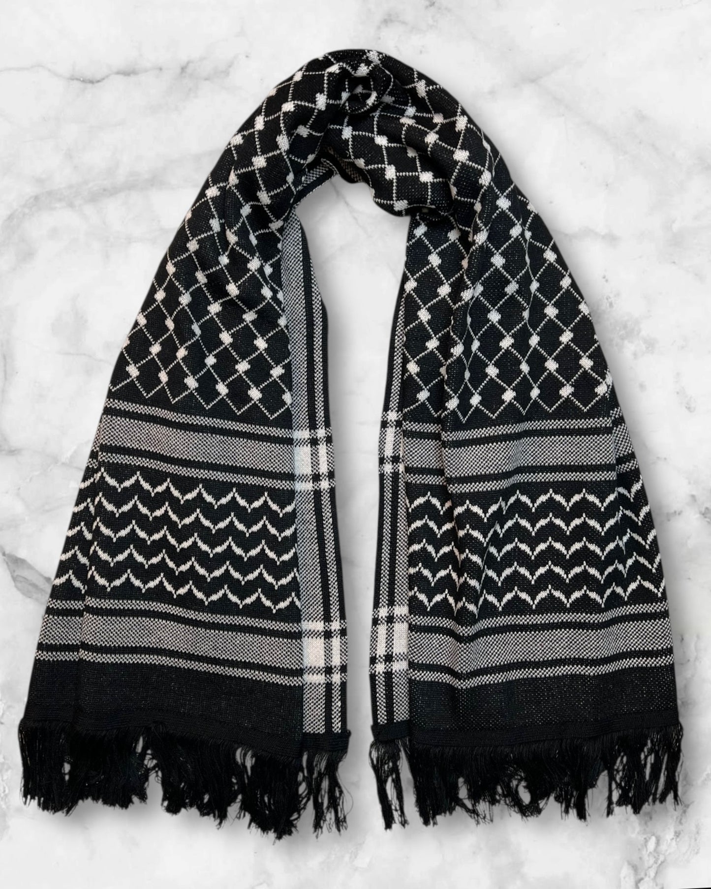Colorful Wool keffiyehs