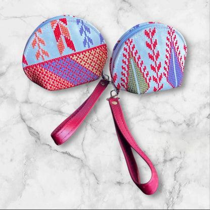 Authentic Palestinian Embroidered (tatreez) Coin Pouches