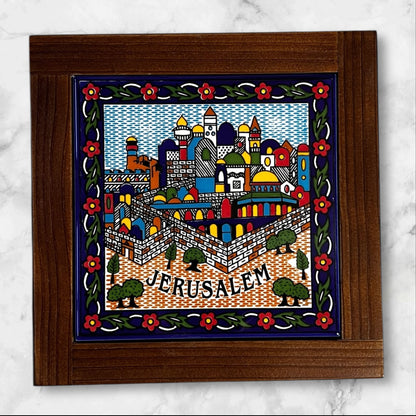 Handmade Palestinian Ceramic Plates & Framed Tiles