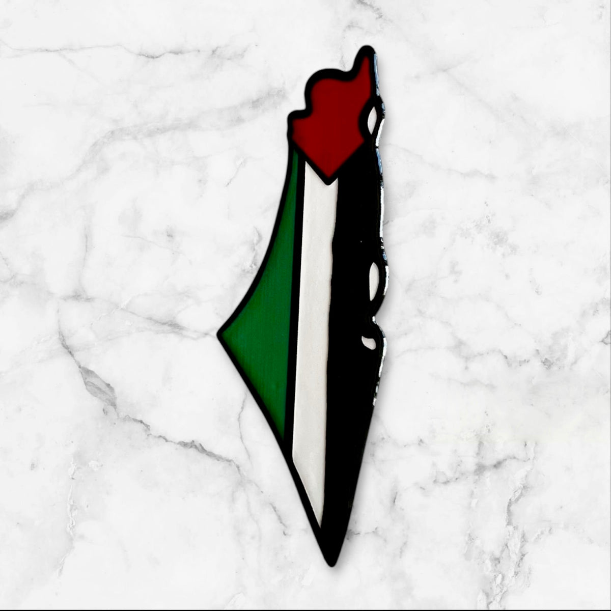 Palestinian Map Magnets - Traditional & Cultural Motifs
