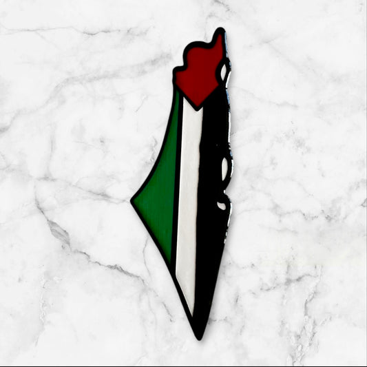 Palestinian Map Magnets - Traditional & Cultural Motifs
