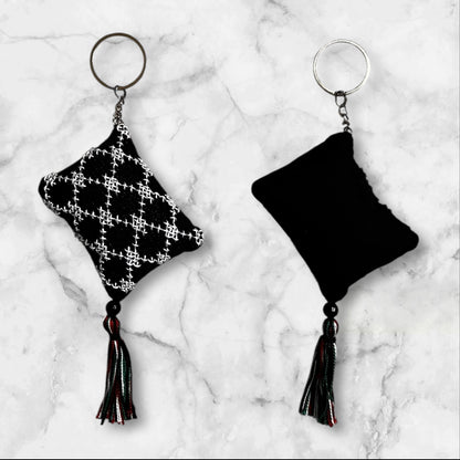 Handmade Embroidered (tatreez) Keychain Decorations
