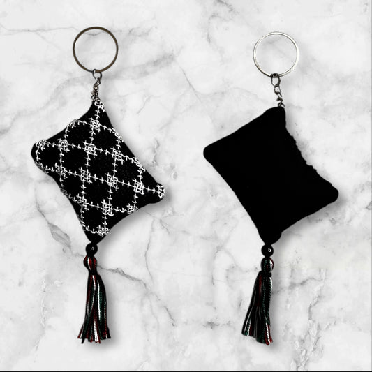 Handmade Embroidered (tatreez) Keychain Decorations