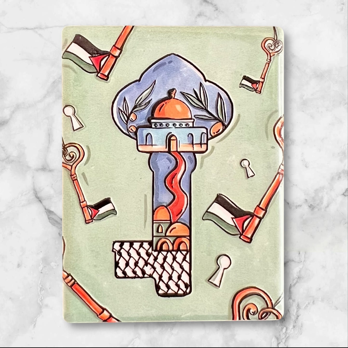 Assorted Palestinian Magnets – Traditional & Cultural Motifs