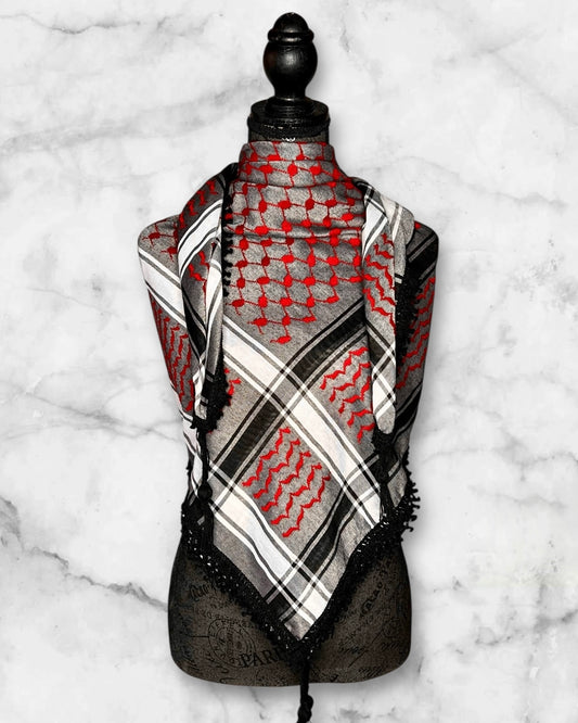 Classic Authentic keffiyehs and unique colored keffiyehs