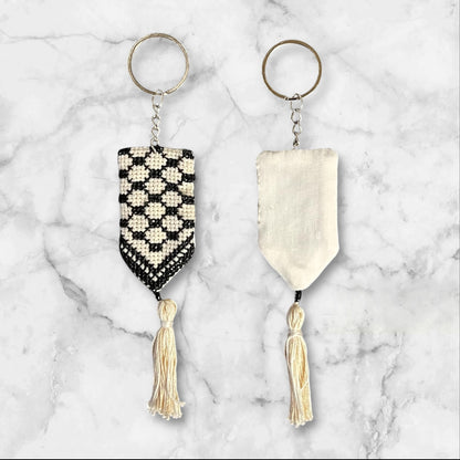 Handmade Embroidered (tatreez) Keychain Decorations