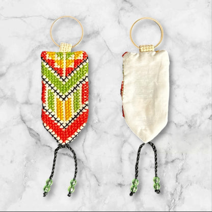 Handmade Embroidered (tatreez) Keychain Decorations