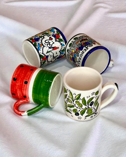 Handmade Palestinian Ceramic Mugs